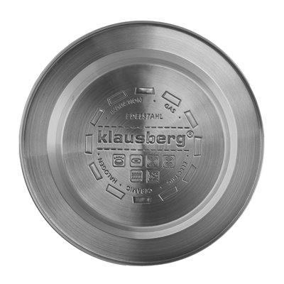 Czajnik tradycyjny, stalowy 2.7l czarny Klausberg