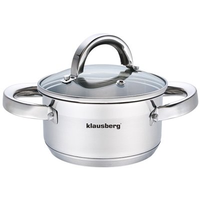 Steel pot, Ø12cm 0,5l Klausberg