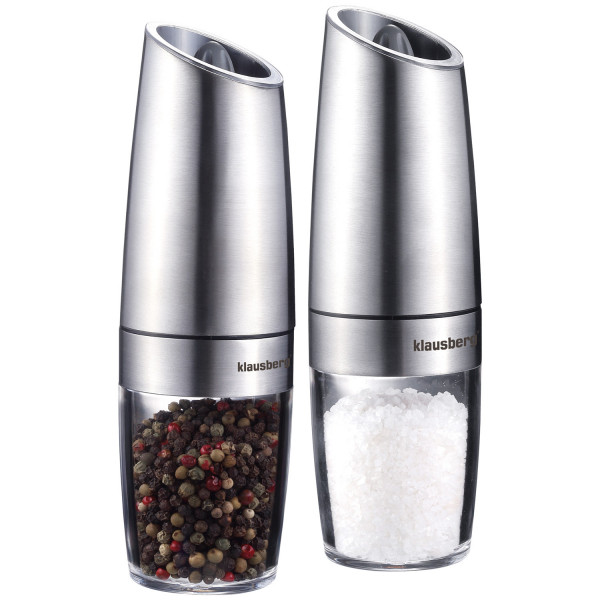 Salt and Pepper Gravity Mills, set of 2 Klausberg KB-7575